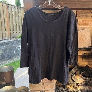 Cut Loose Women's Black Long Sleeve Top XL